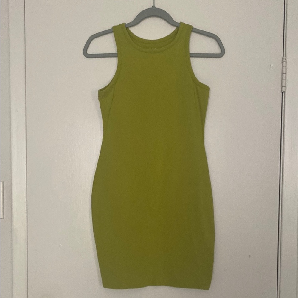 Wild Fable Green Halter Bodycon Mini Dress